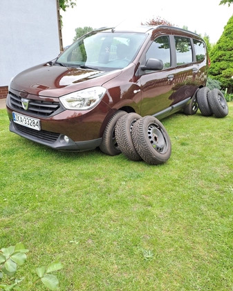 Dacia Lodgy cena 32500 przebieg: 94100, rok produkcji 2016 z Wolin małe 22